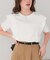 汗染み防止ラッフルスリーブTシャツ