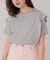 汗染み防止ラッフルスリーブTシャツ