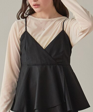 シアーベロアロングTシャツ