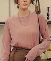 シアーベロアロングTシャツ