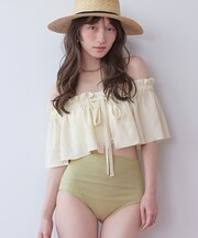 3点セット/マルチwayギャザーアイテム×ビキニ/水着