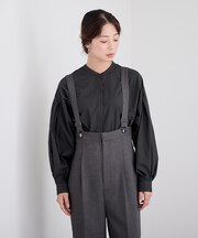 ボリューム袖ブラウス
