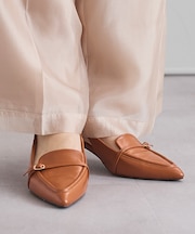 スリングバックローファー