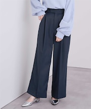 美シルエットワンタックワイドパンツ