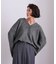 ワイドVネックニット