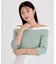 2wayフリルネックニット
