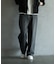 【WEB限定/12oz デニム】ウエストシャーリング ５ポケット ワイドストレートパンツ