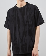 ウォッシュダメージ加工ポケットTシャツ