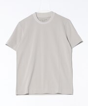 【ACTIVE TAILOR/アクティブテイラー】シルケットスムースクルーネックTシャツ<接触冷感 / UVカット>