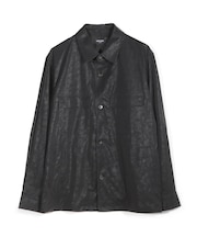 フェイクレザーCPOシャツ