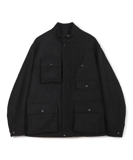 【50th Anniv . 菊池武夫】HARRIS TWEED COLOR NEP BLOUSON