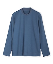 【ACTIVE TAILOR/アクティブテイラー】シルケットスムースクルーネック長袖Tシャツ