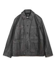 【JAGROSE/ジャグロース】別注ラムレザーカバーオール