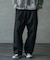 ヘビーカツラギバレルレッグワイドパンツ