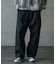 ヘビーカツラギバレルレッグワイドパンツ