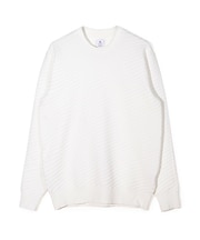 【COLE HAAN/コール ハーン】別注ブリスタージャガードハイゲージニットTEE<マシンウォッシャブル>