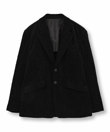 シャーリングコーデュロイジャケット<ストレッチ>