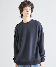ニットソーハニカムクルーネック