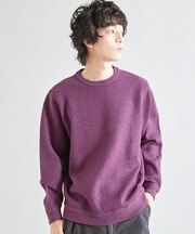 Wフェイス スフレヤーン ウォッシャブルニット