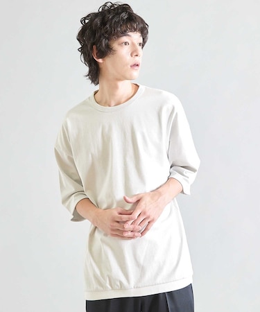 Wフェイス裏メッシュ5分袖T