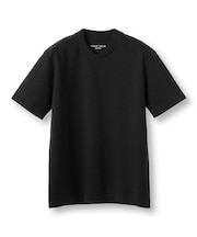 【ACTIVE TAILOR/アクティブテイラー】シルケットスムースクルーネックTシャツ<接触冷感 / UVカット>