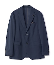【COLE HAAN/コール ハーン】別注 サマーサイロフィルウールピンチェックジャケット<通気性>