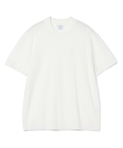【COLE HAAN/コール ハーン】別注 ロゴ刺繍ニット半袖Tシャツ<持続冷感>