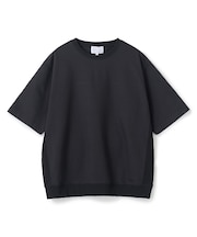 シルケットポンチリブコンビTシャツ<ストレッチ・マシンウォッシャブル・接触冷感>