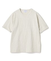 スラブ天竺袖刺繍Tシャツ