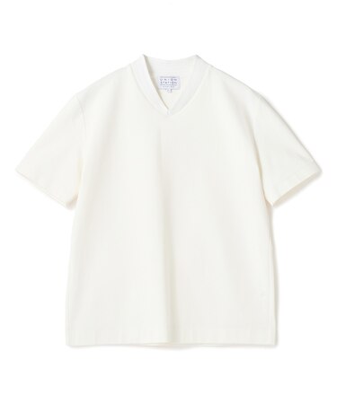 VネックテイラーTシャツ〈ストレッチ・マシンウォッシャブル・防臭・接触冷感〉