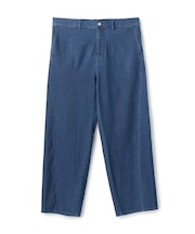 メッシュデニムカーブパンツ〈ストレッチ・軽量・ハンドウォッシャブル・通気性〉