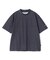 ドットメッシュプリントモックネックTシャツ＜ストレッチ・軽量・ハンドウォッシャブル・通気性＞