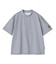 ドットメッシュプリントモックネックTシャツ＜ストレッチ・軽量・ハンドウォッシャブル・通気性＞