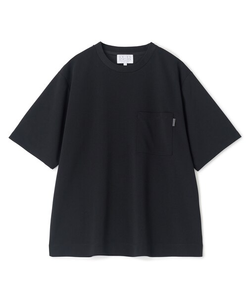 梨地ポンチポケットTシャツ<ストレッチ・マシンウォッシャブル>