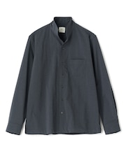 SMARTTECH ナイロンストレッチ スタンドカラーシャツ<接触冷感/ストレッチ/防シワ性/ウォッシャブル>