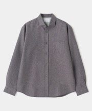 メランジシャンブレーシャツ〈ウォッシャブル〉