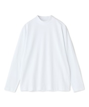 アクティブテーラー シルケットスムース モックネックロングTシャツ［シルケット加工/抗菌防臭/帯電防止/ストレッチ］