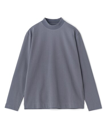 アクティブテーラー シルケットスムース モックネックロングTシャツ［シルケット加工/抗菌防臭/帯電防止/ストレッチ］