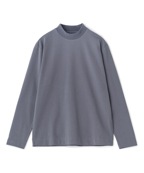 アクティブテーラー シルケットスムース モックネックロングTシャツ［シルケット加工/抗菌防臭/帯電防止/ストレッチ］