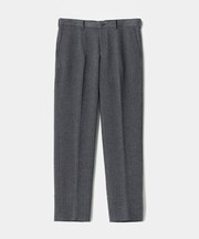ウール混ツイルジャージスラックス