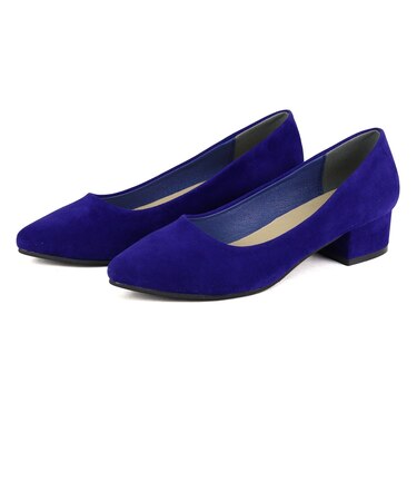 チャンキーヒールパンプス【ローヒール】【3.5cm】(5422)