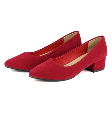 チャンキーヒールパンプス【ローヒール】【3.5cm】(5422)