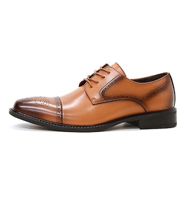【本革】外羽根ストレートチップ ビジネスシューズ (6912)