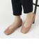 パンプス ローヒール 白 幅広 Vカット 痛くない 柔らかい ぺたんこ つま先 ゆったり 切り替え アシンメトリー フラット 1cmヒール 履きやすい 通勤 仕事 スクエアトゥ レザー 合皮 黒 ブラック (1173)