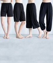 ムレ知らず!通年快適なメッシュインナームレ&透け防止!丈が選べるペチパンツ 「エアメッシュ フレアパンツ」 フレアパンツ