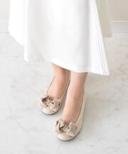 【Bridget Birkin walk】グログランリボンウォーキングパンプス