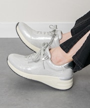 《新色入荷》【Round About】サイドジップスニーカー