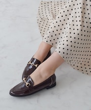【Bridget Birkin】シンプルビットデザインローファー