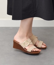 【ITALIAN SHOEMAKERS】ビッグバックルミュールサンダル(952362)