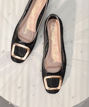 【Bridget Birkin】チュールバックルパンプス